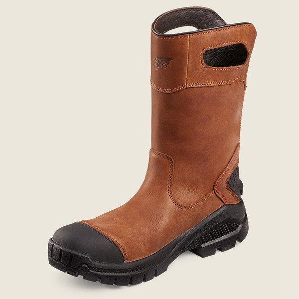 Bottes de Sécurité Red Wing - Crv™ - 11-Inch Waterproof Toe Pull-On - Marron/Noir - Homme 684KBVHRL